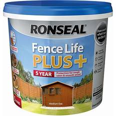 Ronseal Brown Paint Ronseal Fence Life Plus Wood Paint Brown 5L
