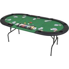 Poker Tables Table Sports vidaXL 9 Player Folding Poker Table