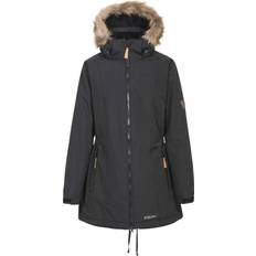 Jackets Trespass Celebrity Fleece Lined Parka Jacket - Black