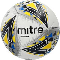 FIFA Quality Pro Footballs Mitre Delta Max - White/Yellow/Blue