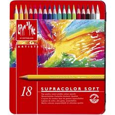 Black Aquarelle Pencils Caran d’Ache Supracolor Soft Aquarelle 18-pack