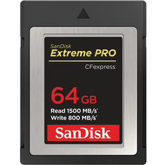 64 GB - USB 3.0/3.1 (Gen 1) Memory Cards & USB Flash Drives SanDisk Extreme Pro CFexpress Type B 64GB