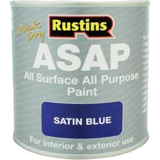 Rust-Oleum Blue - Plaster Paint Rust-Oleum Quick Dry All Surface All Purpose Wood Paint Blue 0.25L