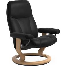 Stressless Armchairs Stressless Consul M Leather Armchair 100cm