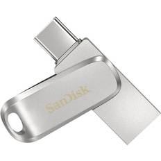 SanDisk 256 GB USB Flash Drives SanDisk USB 3.1 Ultra Dual Drive Luxe Type-C 256GB