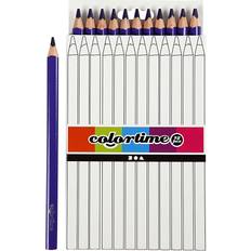 Colortime Jumbo Colored Pencil Purple 5mm 12 Pack