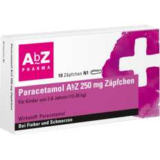 Paracetamol AbZ 250mg 10pcs Suppository