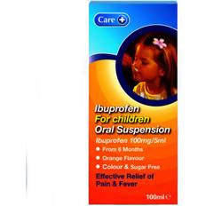 Care+ Ibuprofen Orange 100ml/5ml 100ml 100ml Liquid