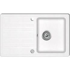 VidaXL White Drainboard Sinks vidaXL Kitchen Sink (141671)