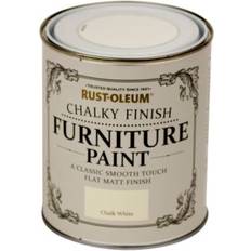 Rust-Oleum White Paint Rust-Oleum Furniture Wood Paint Chalky White 0.75L