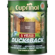 Cuprinol Brown Paint Cuprinol 5 Year Ducksback Wood Protection Forest Oak 5L