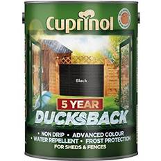 Cuprinol Paint Cuprinol 5 Year Ducksback Wood Protection Black 5L