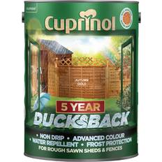 Paint Cuprinol 5 Year Ducksback Wood Protection Autumn Gold 5L