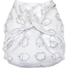 White Cloth Diapers MuslinZ Nappy Wrap Woodland Size 1