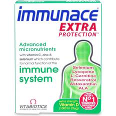L-Cysteine Vitamins & Minerals Vitabiotics Immunace Extra Protection 30 pcs