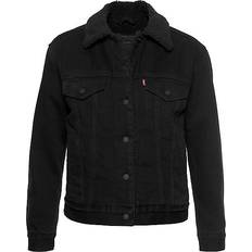 Levi's L - Women Outerwear Levi's Ex-Boyfriend Sherpa Trucker Jacket - Forever Black