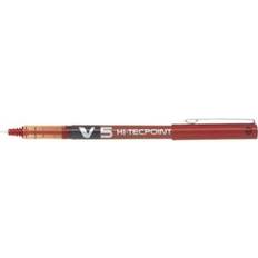 Pilot Hi-Tecpoint V5 Red Liquid Ink Rollerball Pen