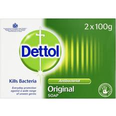 Bath & Shower Products Dettol Antibacterial Original Bar Soap 100g 2-pack
