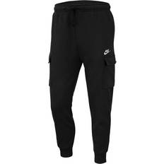 Nike Cotton Trousers & Shorts Nike Club Fleece Cargo Pants - Black/White