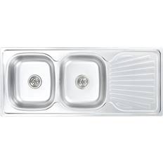 Rectangular Full-Size Sinks vidaXL Kitchen Sink (145075)