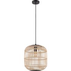 Wood Ceiling Lamps Eglo Bordesley Pendant Lamp 35cm