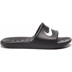 Nike Black Slippers Nike Kawa Shower PS/GS - Black/White