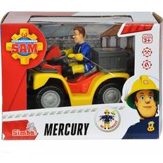 Fireman Sam Toy Vehicles Simba Fireman Sam Vehicle Quad Bike Mercury with Character Sam