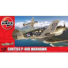 1:72 Scale Models & Model Kits Airfix Curtiss P-40B Warhawk 1:72