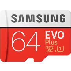 Samsung 64 GB Memory Cards & USB Flash Drives Samsung Evo Plus 2020 microSDXC MC64HA Class 10 UHS-I U1 64GB