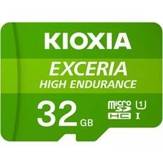 32 GB - microSDXC Memory Cards & USB Flash Drives Kioxia Exceria High Endurance microSDXC Class 10 UHS-I U1 V10 A1 32GB