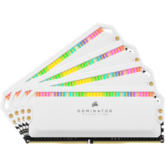 32 GB - 3600 MHz - DDR4 RAM Memory Corsair Dominator Platinum RGB White DDR4 3600MHz 4x8GB (CMT32GX4M4C3600C18W)