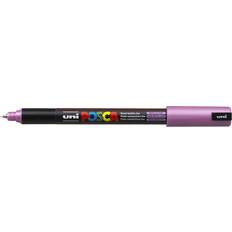 Water Based Markers Uni Posca PC-1MR Extra Fine Bullet Metallic Pink