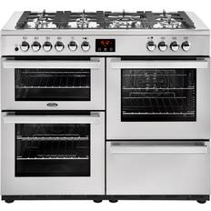 110cm Gas Cookers Belling Cookcentre 110DF Stainless Steel