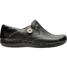 Loafers Clarks Un Loop - Black Leather