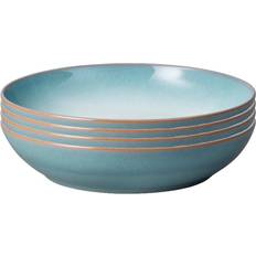 Ceramic Bowls Denby Azure Haze Soup Bowl 22cm 4pcs 1.05L