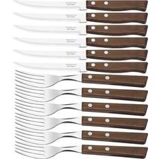 Handwash Cutlery Tramontina Churrasco Flatware Barbecue Cutlery Set 35.5cm 12pcs