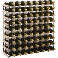 Beige Wine Racks vidaXL 282471 Wine Rack 80x80cm