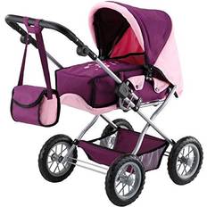 Baby Doll Accessories - Metal Dolls & Doll Houses Bayer Combi Dolls Pram Grande with Butterfly