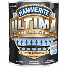 Hammerite Grey Paint Hammerite Ultima Metal Paint Light Grey, Dark Grey 0.75L
