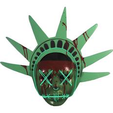 North America Facemasks Trick or Treat Studios Election Year Lady Liberty Light-Up Mask