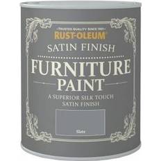 Rust-Oleum Grey - Metal Paint Rust-Oleum Furniture Wood Paint Slate 0.75L