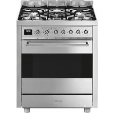 Electric Ovens - Self Cleaning Cookers Smeg C7GPX9 Stainless Steel