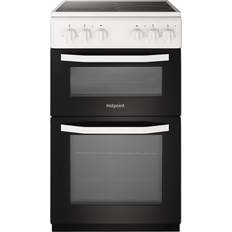 Electric Ovens - Self Cleaning Cookers Hotpoint HD5V92KCW White