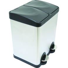 Charles Bentley 2 Compartment Recycle Bin 30L