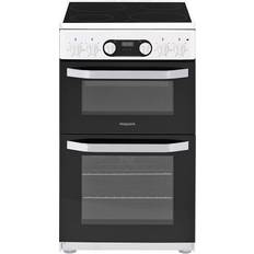 Hotpoint 50cm Ceramic Cookers Hotpoint HD5V93CCW White