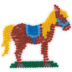 Hama Beads Pin Plate Horse