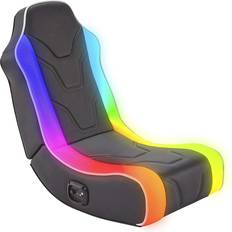 RGB LED Lighting Gaming Chairs X-Rocker Chimera RGB Led 2.0 Rocker Gaming Chair - Black