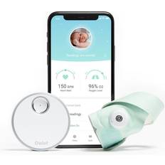 White Baby Alarm Owlet Smart Sock 3 Baby Monitor