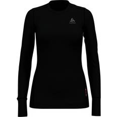 Odlo Sportswear Garment Clothing Odlo Natural Merino Warm Long-Sleeve Baselayer Top Women - Black