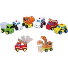 Viga Toy Vehicles Viga Wooden Mini Vehicles 6pcs 59621